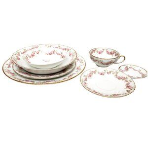 AntiqueCH Field Haviland Limoges GDA France Schleiger 195G 7pc Place Setting